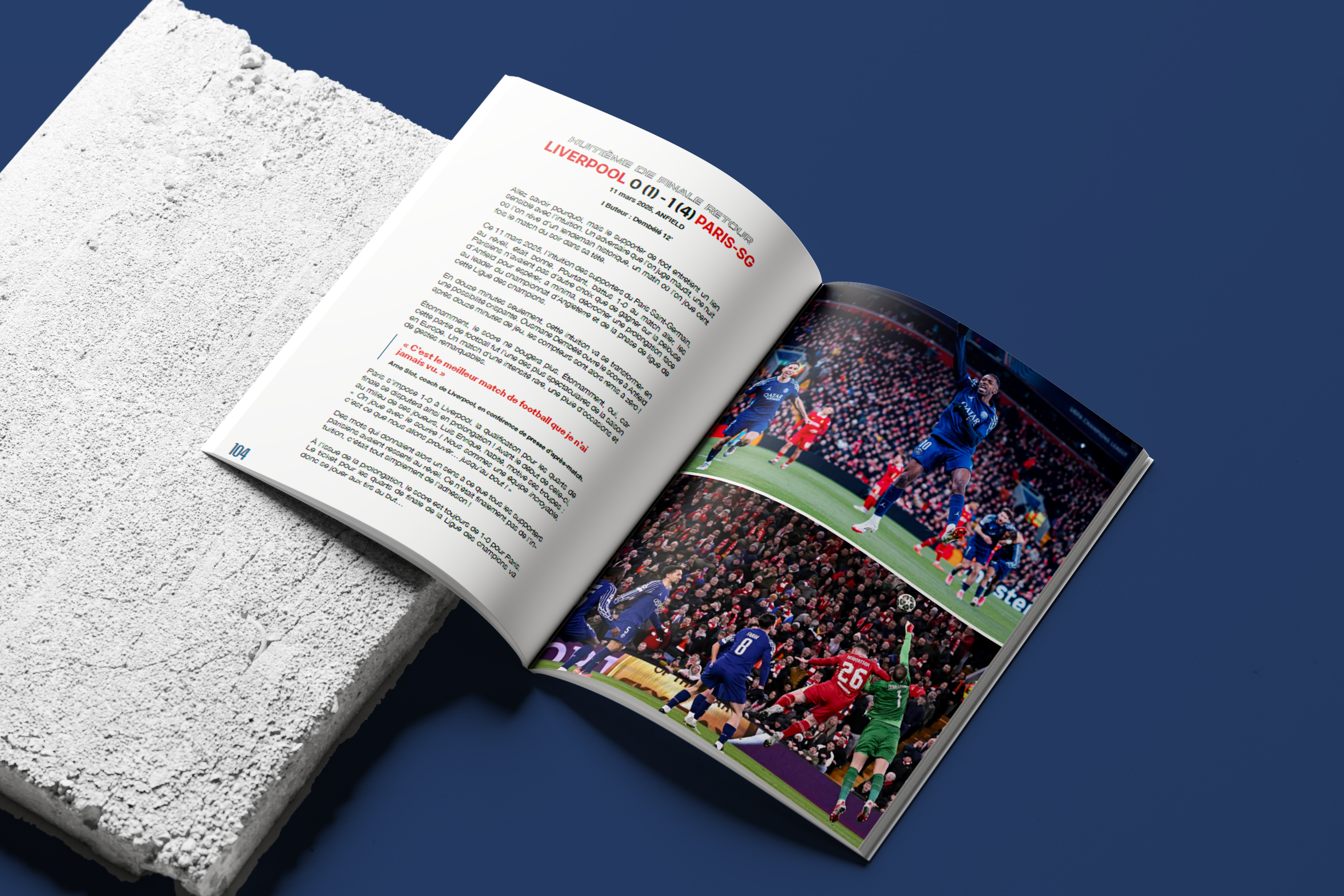 01 Free Open A4 Magazine Mockup On Concrete